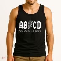 Funny Rocker ABCD Back In Class Back To School Tank Top thumb 3