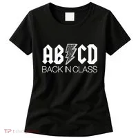 Funny Rocker ABCD Back In Class Back To School Women's T-Shirt thumb 0