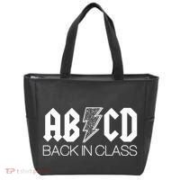 Funny Rocker ABCD Back In Class Back To School Tote Bag thumb 0