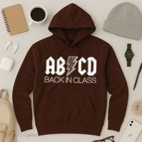 Funny Rocker ABCD Back In Class Back To School Hoodie thumb 3
