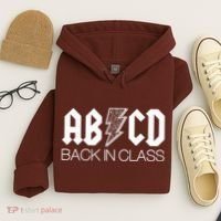 Funny Rocker ABCD Back In Class Back To School Hoodie thumb 4