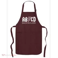 Funny Rocker ABCD Back In Class Back To School Apron thumb 0