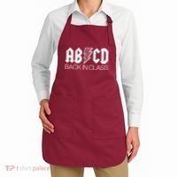 Funny Rocker ABCD Back In Class Back To School Apron thumb 2