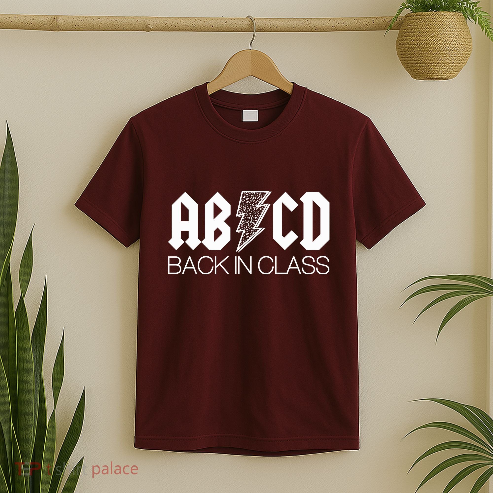 Funny Rocker ABCD Back In Class Back To School T-Shirt