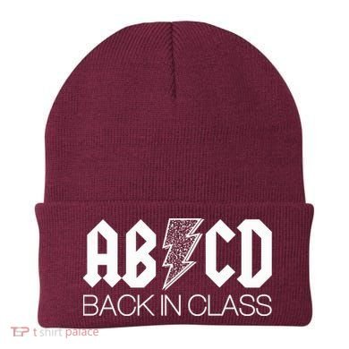 Funny Rocker ABCD Back In Class Back To School Beanie