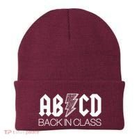 Funny Rocker ABCD Back In Class Back To School Beanie thumb 0