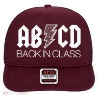 Funny Rocker ABCD Back In Class Back To School Hat thumb 0