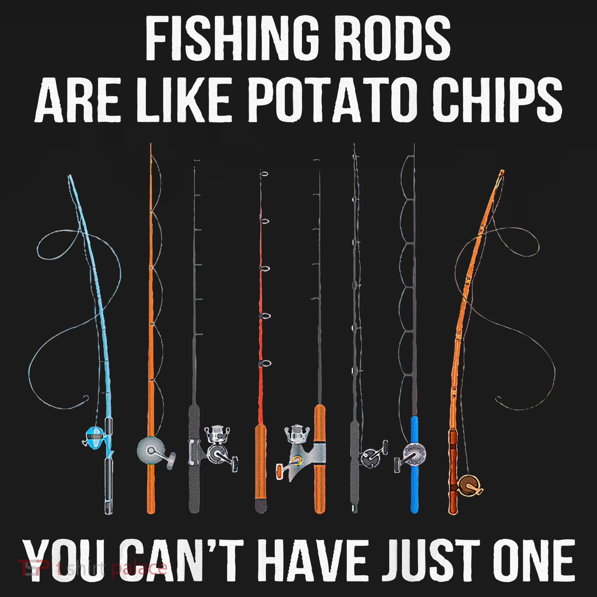Fishing Rods Are Like Potato Chips You Can’t Have Just One Ornament
