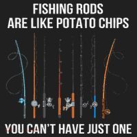 Fishing Rods Are Like Potato Chips You Can’t Have Just One Golf Towel thumb 3