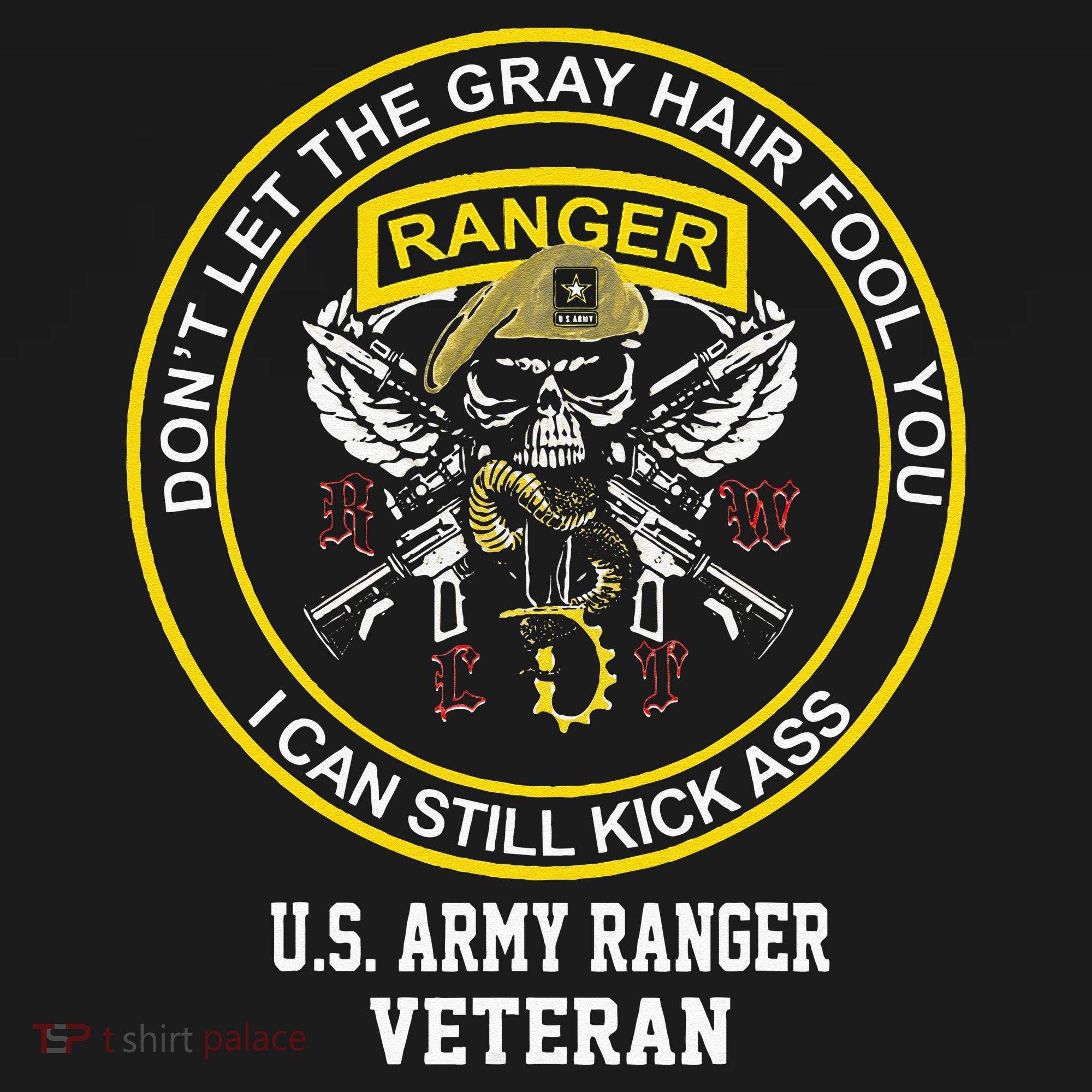 Funny Retired Army Ranger Veteran USA Military Vet Hoodie
