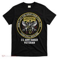 Funny Retired Army Ranger Veteran USA Military Vet T-Shirt thumb 0