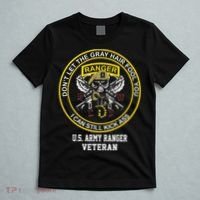 Funny Retired Army Ranger Veteran USA Military Vet T-Shirt thumb 5
