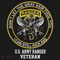 Funny Retired Army Ranger Veteran USA Military Vet Women's Hoodie thumb 2