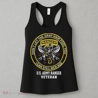 Funny Retired Army Ranger Veteran USA Military Vet Women's Tank Top thumb 3