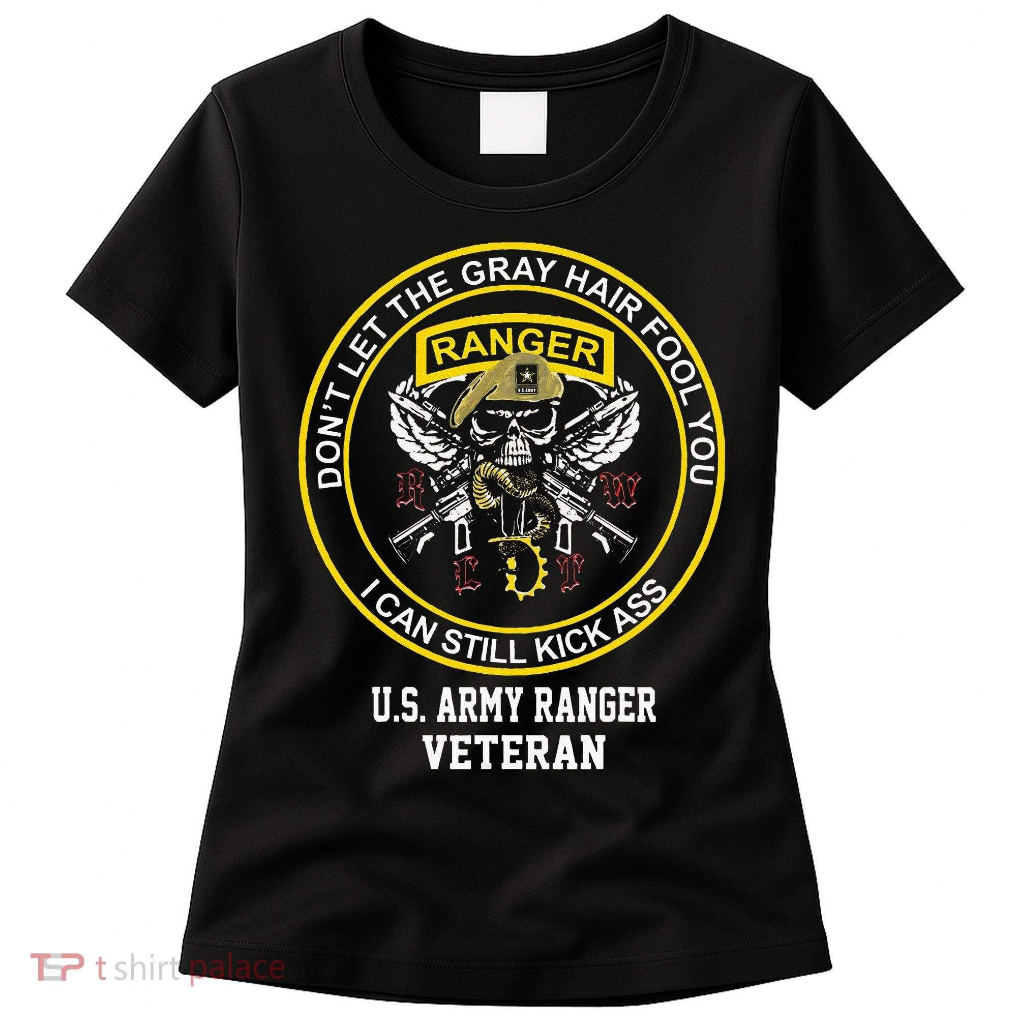 Funny Retired Army Ranger Veteran USA Military Vet Women's T-Shirt