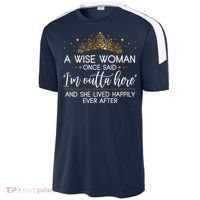 Funny Retirement A Wise Woman Once Said I'm Outta Here Sport-Tek Competitor United Soccer Jersey thumb 2