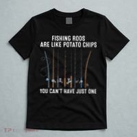 Fishing Rods Are Like Potatos Chips T-Shirt thumb 5