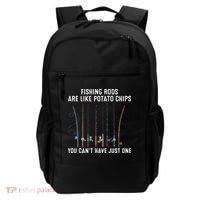 Fishing Rods Are Like Potatos Chips Backpack thumb 0
