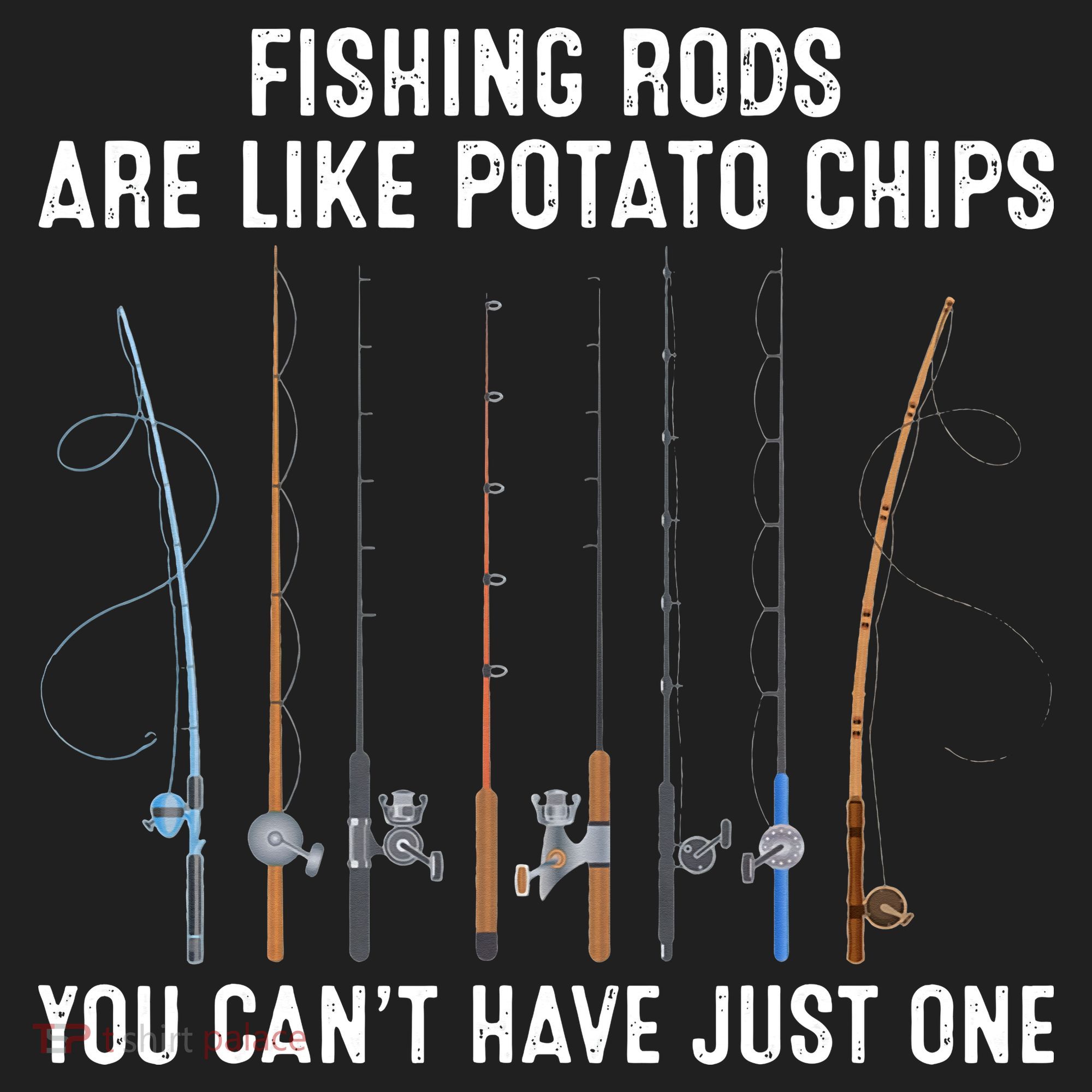 Fishing Rods Are Like Potatos Chips Beanie