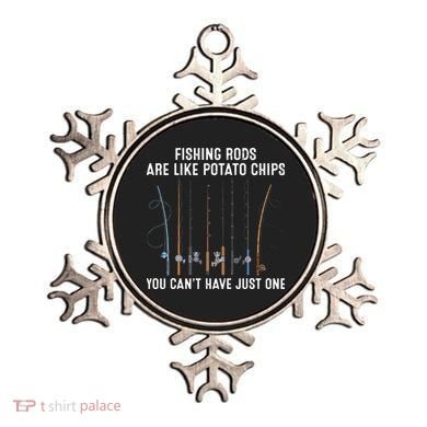 Fishing Rods Are Like Potatos Chips Ornament