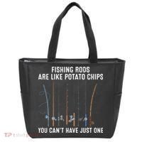 Fishing Rods Are Like Potatos Chips Tote Bag thumb 0