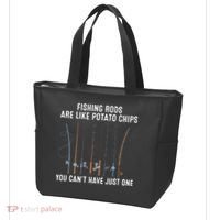 Fishing Rods Are Like Potatos Chips Tote Bag thumb 3