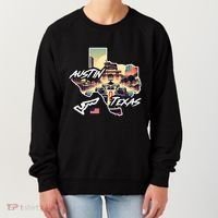 Formula Racing Austin Texas Open Wheel Car Circuit Usa Flag Women's Sweatshirt thumb 0