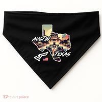 Formula Racing Austin Texas Open Wheel Car Circuit Usa Flag USA-Made Doggie Bandana thumb 0