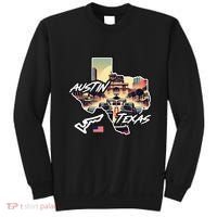 Formula Racing Austin Texas Open Wheel Car Circuit Usa Flag Sweatshirt thumb 0