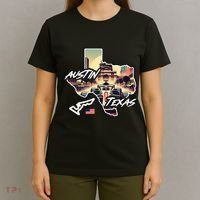 Formula Racing Austin Texas Open Wheel Car Circuit Usa Flag T-Shirt thumb 4