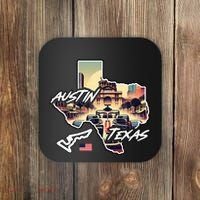 Formula Racing Austin Texas Open Wheel Car Circuit Usa Flag Coaster thumb 0