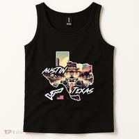 Formula Racing Austin Texas Open Wheel Car Circuit Usa Flag Tank Top thumb 2