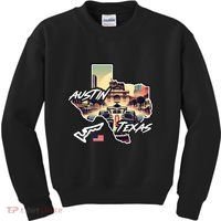 Formula Racing Austin Texas Open Wheel Car Circuit Usa Flag Kids Sweatshirt thumb 0