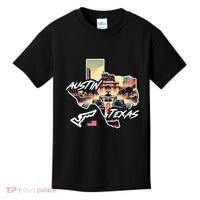 Formula Racing Austin Texas Open Wheel Car Circuit Usa Flag Kids T-Shirt thumb 0