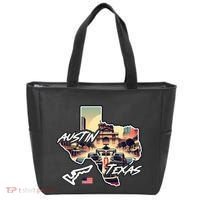Formula Racing Austin Texas Open Wheel Car Circuit Usa Flag Tote Bag thumb 0