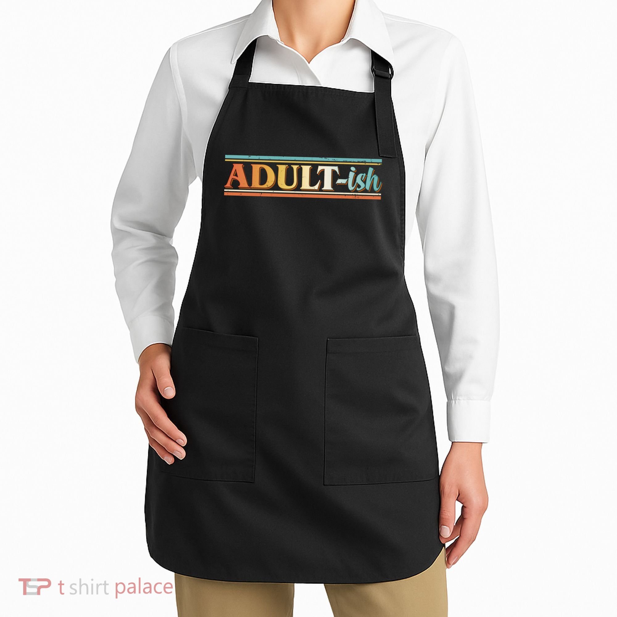 Funny Retro Adultish Apron