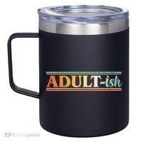 Funny Retro Adultish 12oz Stainless Steel Coffee Mug thumb 2