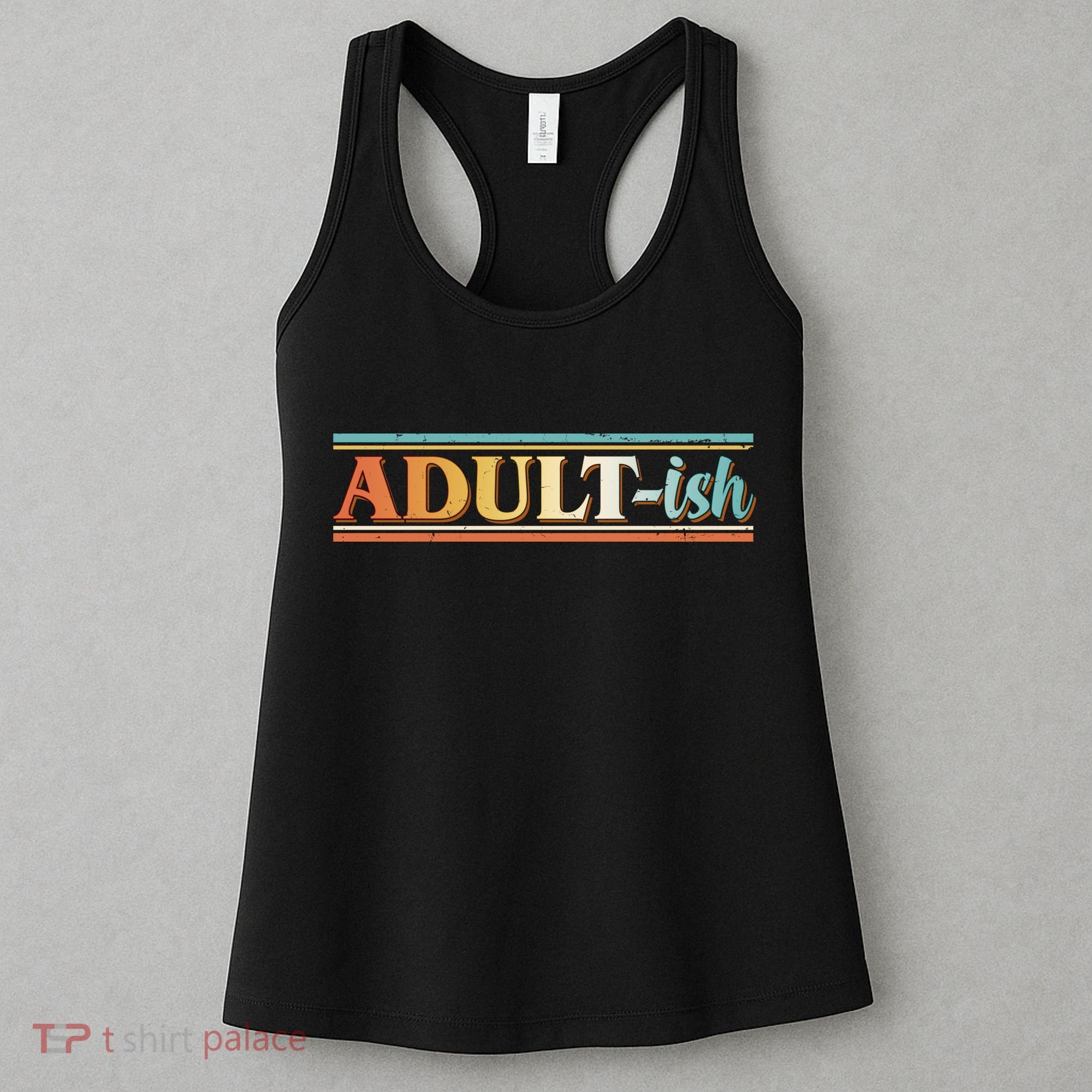 Funny Retro Adultish Women's Tank Top