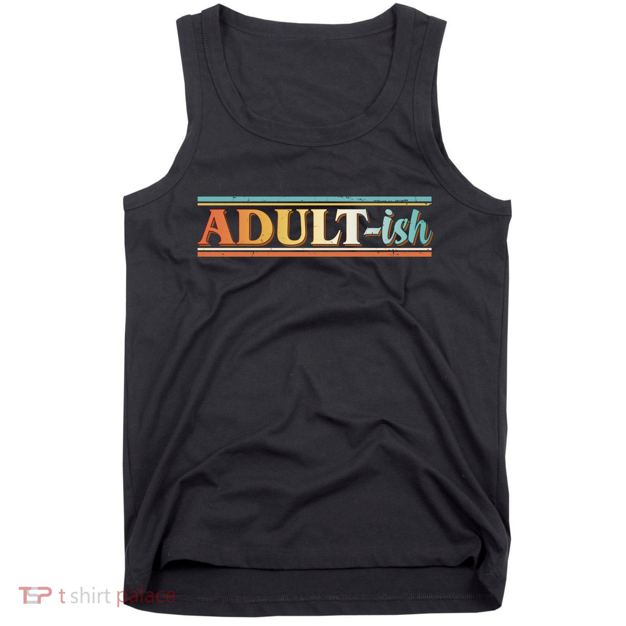 Funny Retro Adultish Tank Top