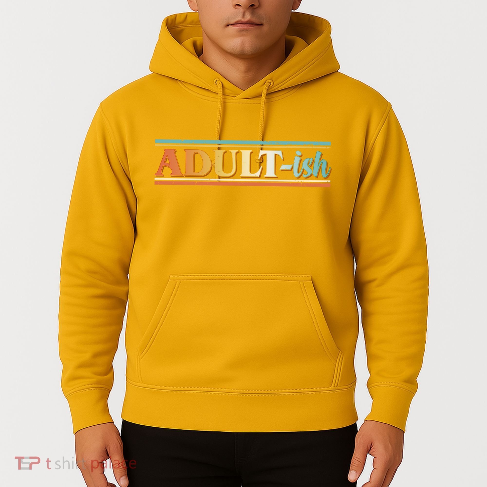 Funny Retro Adultish Hoodie
