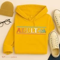 Funny Retro Adultish Hoodie thumb 4