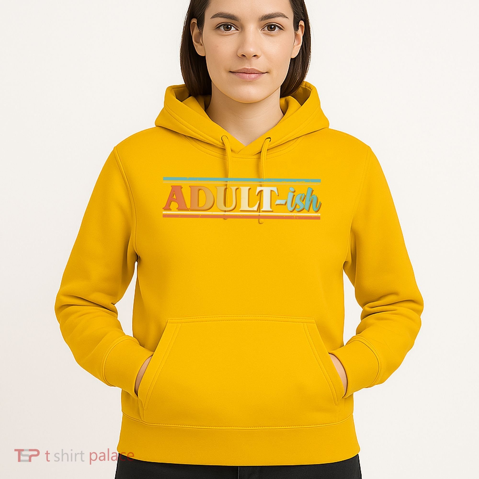 Funny Retro Adultish Hoodie