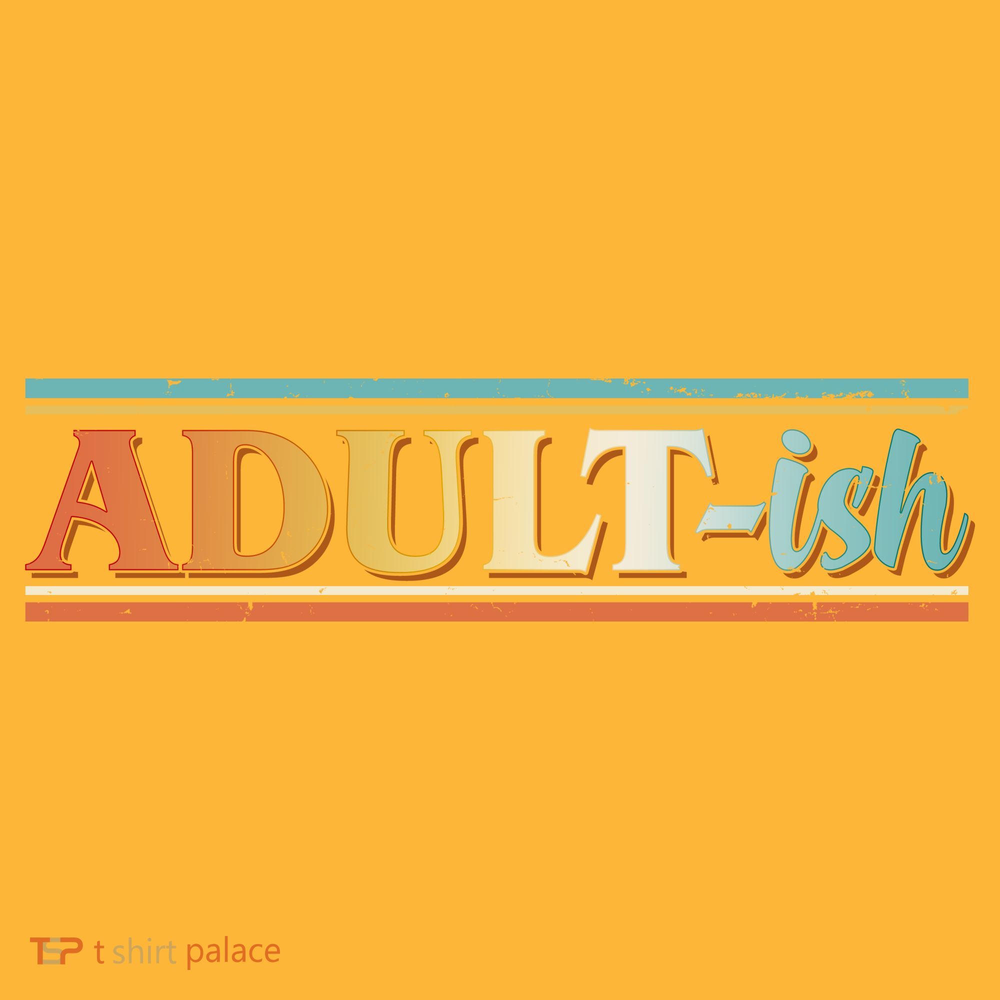 Funny Retro Adultish Long Sleeve Shirt