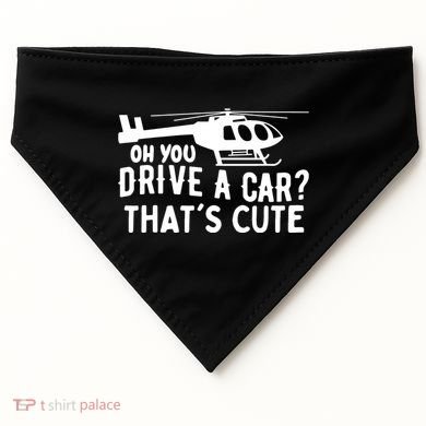 Funny Rotocraft Aviation Helicopter Pilot USA-Made Doggie Bandana
