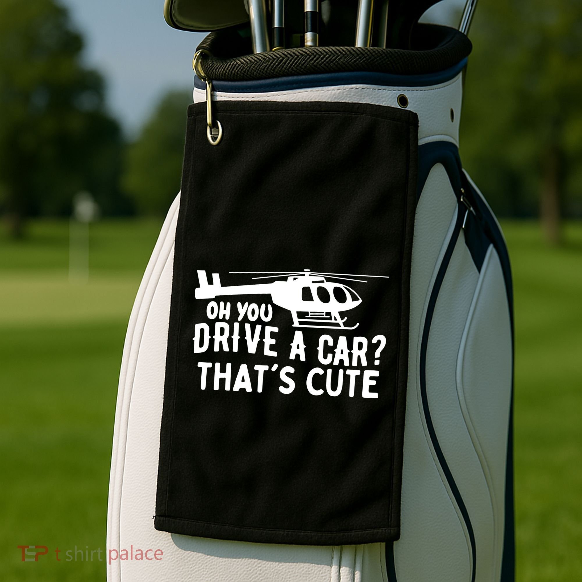 Funny Rotocraft Aviation Helicopter Pilot Golf Towel