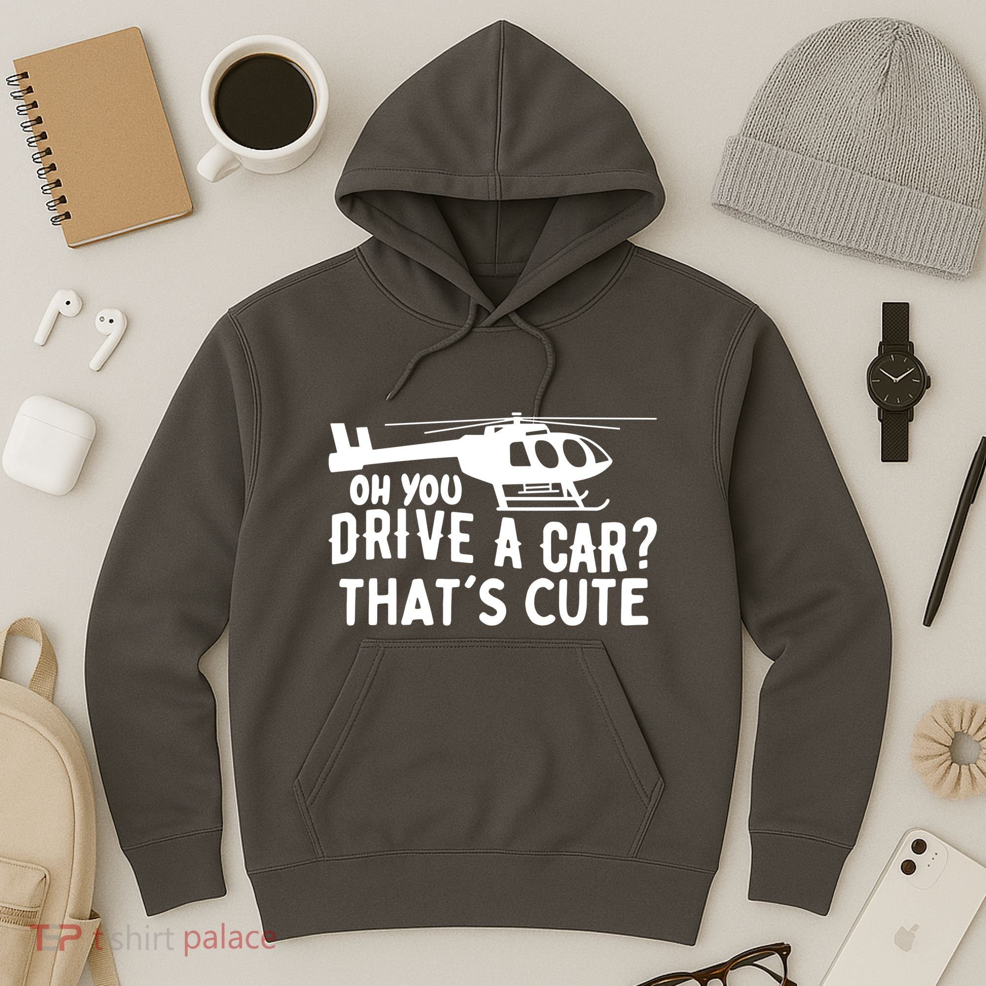 Funny Rotocraft Aviation Helicopter Pilot Hoodie