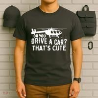 Funny Rotocraft Aviation Helicopter Pilot T-Shirt thumb 6