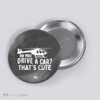 Funny Rotocraft Aviation Helicopter Pilot Button thumb 0