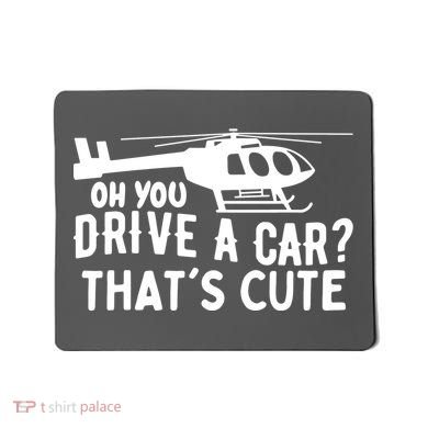 Funny Rotocraft Aviation Helicopter Pilot Mousepad
