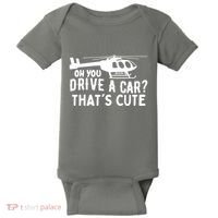 Funny Rotocraft Aviation Helicopter Pilot Baby Bodysuit thumb 0